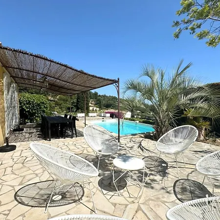 Les Flots Bleus - Maison Piscine Avec Vue בית נופש